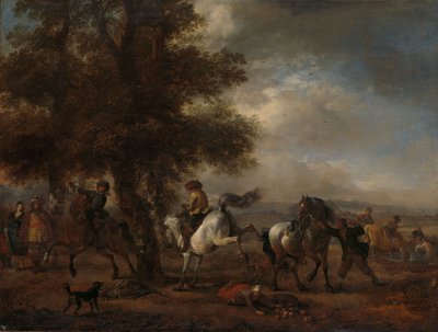  av Philips Wouwermans or Wouwerman