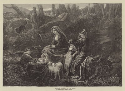 A Highland Pastoral, i utstillingen til Royal Academy av Phillip Richard Morris