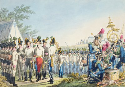 Det nye keiserlige, østerrikske lette infanteriet etter Napoleonskrigene, ca. 1820 av Phillip von Stubenrauch