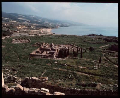 Utsikt over arkeologisk sted, 3. til 2. årtusen f.Kr av Phoenician Phoenician