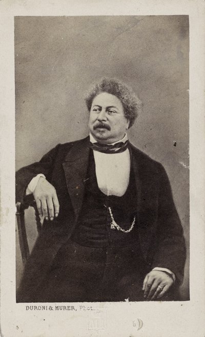Forfatteren Alexandre Dumas far 1802-1870, 1870. av Photo studio Duroni and Murer.