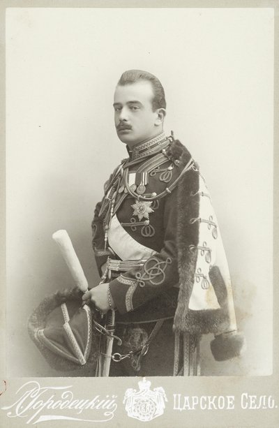 Storhertug Boris Vladimirovich av Russland 1877-1943, ca. 1900. av Photo studio L. Gorodetsky.