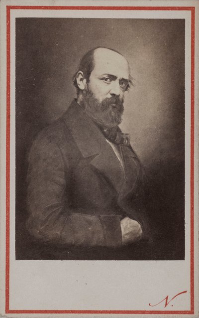 Portrett av Henri Murger 1822-1861, 1861. av Photo studio Nadar.