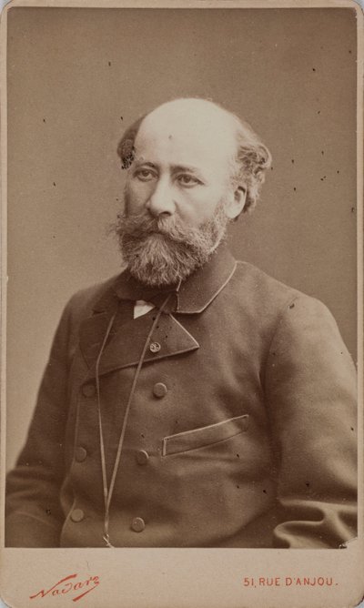 Portrett av Octave Feuillet 1821-1890. av Photo studio Nadar.