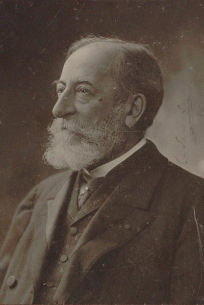 Portrett av komponisten Camille Saint-Saëns 1835-1921, 1910. av Photo studio Nadar.