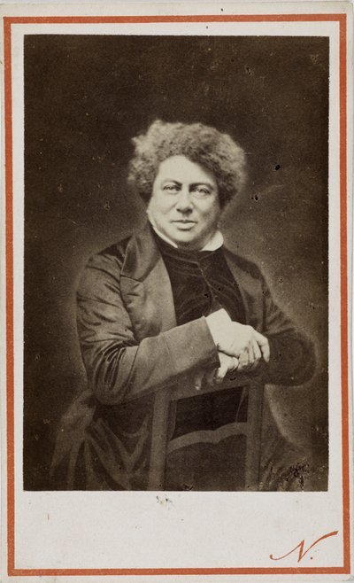 Forfatteren Alexandre Dumas far 1802-1870, 1870. av Photo studio Nadar.