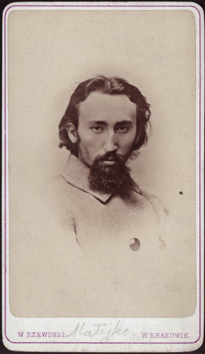 Portrett av Jan Matejko 1838-1893, ca. 1880. av Photo studio Waleri Rzewuski.
