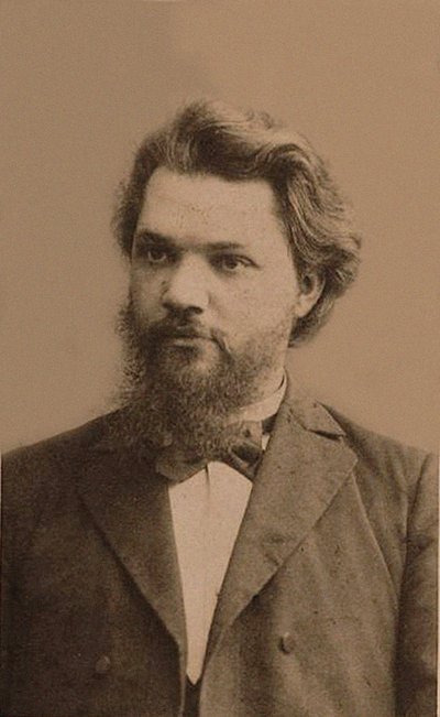 Portrett av Alexei Ivanovich Vvedensky 1861–1913, slutten av 1800-tallet av Photo studio of Mikhail Volkov