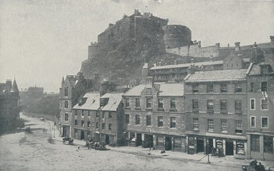 Edinburgh Castle, 1910 av Photochrom Co Ltd of London