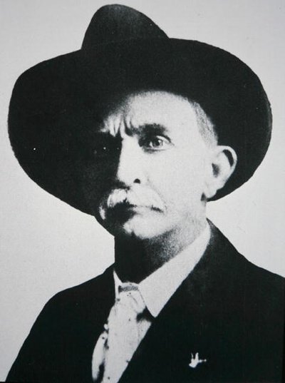 Kaptein William Jesse McDonald (1852-1918) (s/hvitt-bilde) av Photographer American
