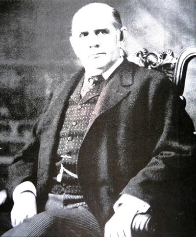 Mark Hanna (1837–1904) (s/hvitt-bilde) av Photographer American