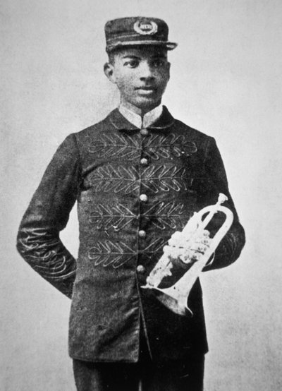 William Christopher Handy (1873-1958) (s/hvitt-bilde) av Photographer American