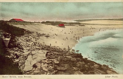 Bondi Beach, Sydney, New South Wales, Australia (farget bilde) av Photographer Australian