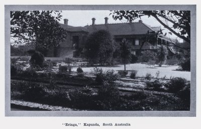 "Eringa," Kapunda, Sør-Australia (s/hvitt bilde) av Photographer Australian