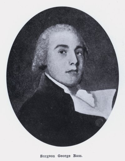 Kirurg George Bass (s/hvitt bilde) av Photographer Australian
