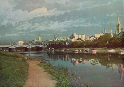 Byen Melbourne (fargefoto) av Photographer Australian