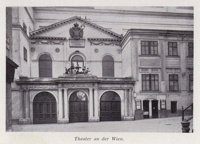 Theater an der Wien (s/hvitt bilde) av Austrian Photographer