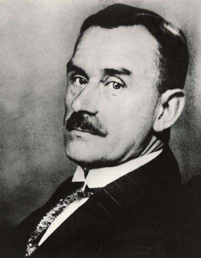 Thomas Mann (s/hvitt bilde) av Photographer Austrian