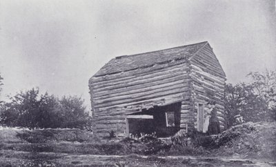 Canada: First Council House of Six Nations Indians, Brantford (s/hvitt bilde) av Photographer Canadian