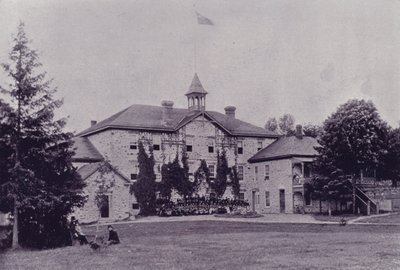 Canada: Shingwauk og Wawanosh Home (s/hvitt bilde) av Photographer Canadian