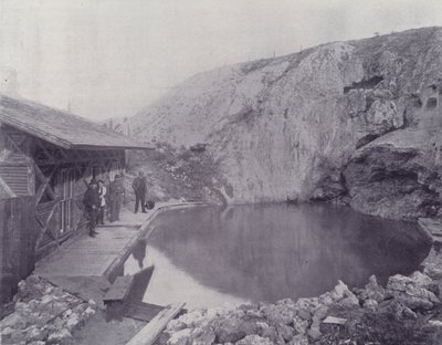 Canada: The Basin, Hot Springs, Banff (s/hv-bilde) av Photographer Canadian