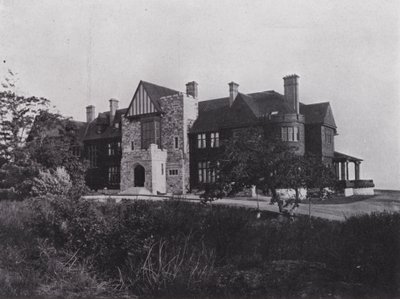 Government House, Victoria (s/hvitt bilde) av Photographer Canadian