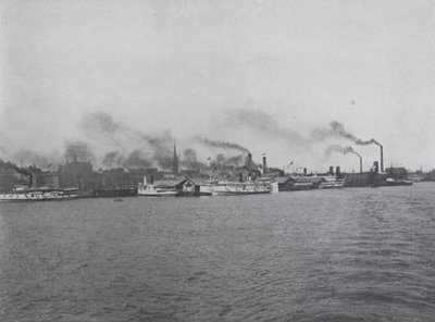 The Harbour Front, Toronto (s/hvitt bilde) av Photographer Canadian