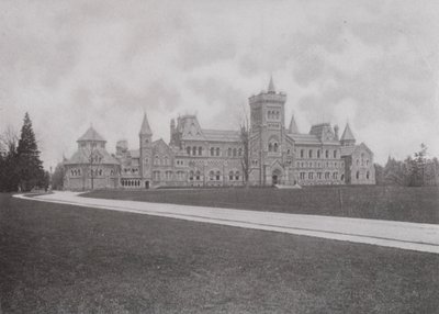Toronto University, Toronto (s/hvitt bilde) av Photographer Canadian