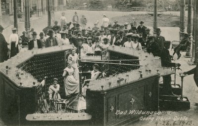 Bad Wildungen. Postkort sendt i 1913. av Photographer German