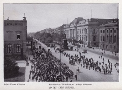Berlin: Unter den Linden (s/hvitt foto) av Photographer German