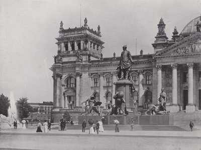Bismarck-monumentet (s/hvitt-bilde) av Photographer German