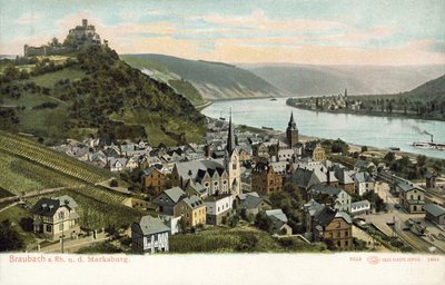 Braubach, Tyskland (fargebilde) av Photographer German