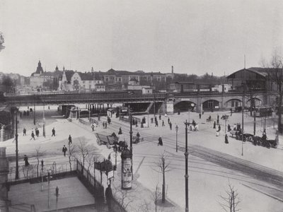 Charlottenburg, Hardenbergstrasse, Bahnhof Zoologischer Garten (s/hv-bilde) av Photographer German