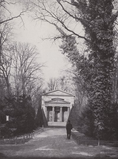 Charlottenburg, Mausoleum, eksteriør (s/hvitt bilde) av Photographer German