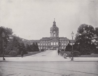 Charlottenburg, City Palace (s/hvitt bilde) av Photographer German