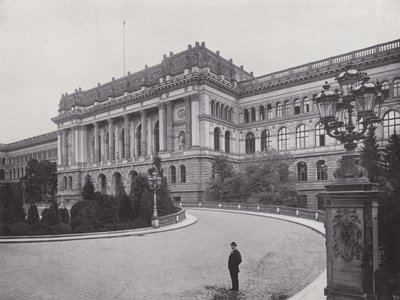 Charlottenburg, Technical University (s/hv-bilde) av Photographer German