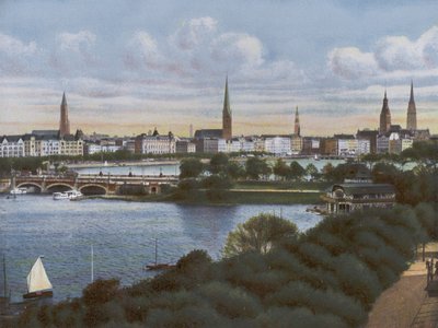 Hamburg: Lombardsbrucke (bilde) av Photographer German