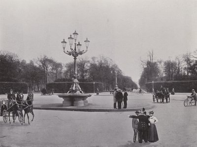 I Tiergarten, Big Star (s/hvitt bilde) av Photographer German