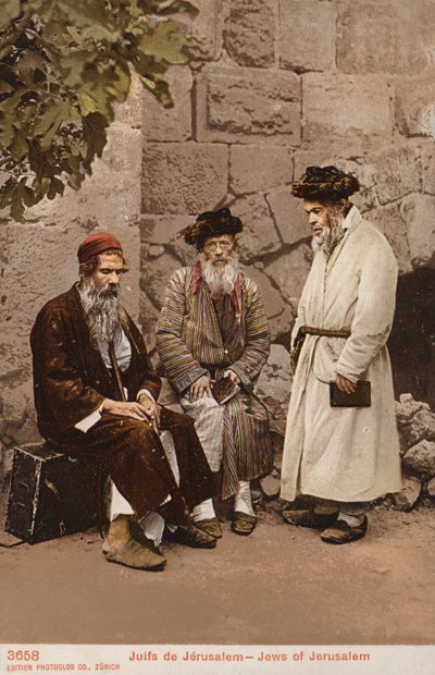 Jødene i Jerusalem (bilde) av Photographer German