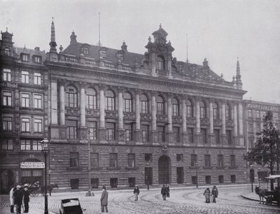 Leipzig: Grassi-Museum (s/hvitt foto) av Photographer German