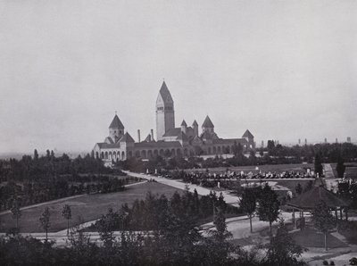 Leipzig: Krematorium (s/hvitt bilde) av Photographer German