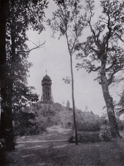 Leipzig: Rosental, Scherbelberg (s/hvitt foto) av Photographer German