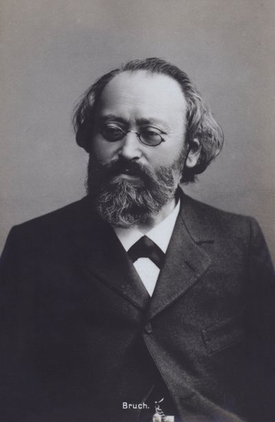 Max Bruch , tysk dirigent og komponist (s/hv-bilde) av Photographer German