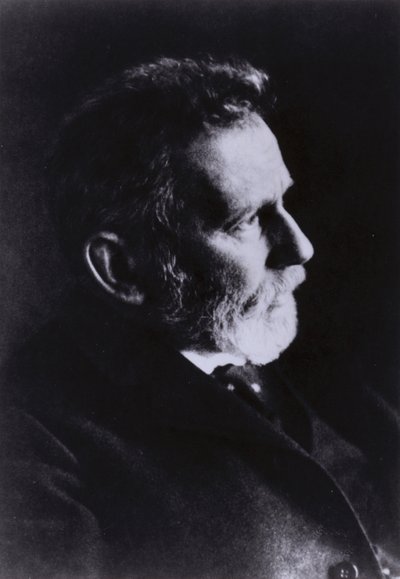 Paul Ehrlich , tysk lege og vitenskapsmann (s/hvitt bilde) av Photographer German