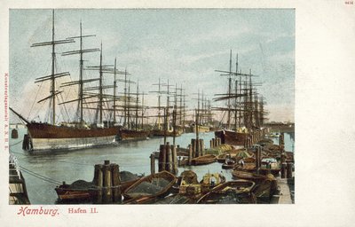 Port, Hamburg (fargebilde) av Photographer German