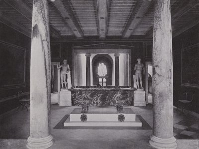 Potsdam, Charlottenhof, Romische Bader (s/hvitt bilde) av Photographer German