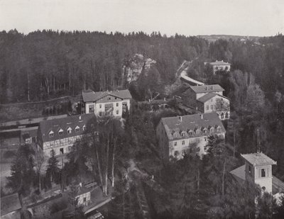 Schweizermuhle (s/hvitt bilde) av Photographer German