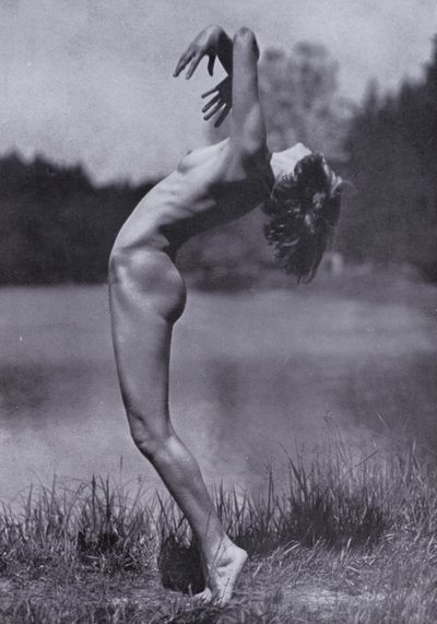 The Body Beautiful, Physical Culture for Women (s/hvitt-bilde) av Photographer German