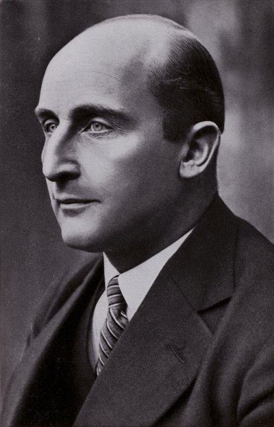 Werner March, tysk arkitekt som tegnet stadion bygget for de olympiske leker i 1936 i Berlin, Tyskland (s/hv-bilde) av Photographer German