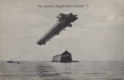 Zeppelin LZ III (s/hvitt bilde) av Photographer German